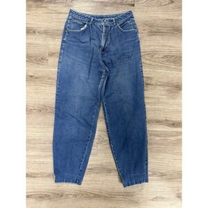VTG Women's Lee Riders High Waisted Mom Jeans Size 16 Long USA Made Talon 1970's